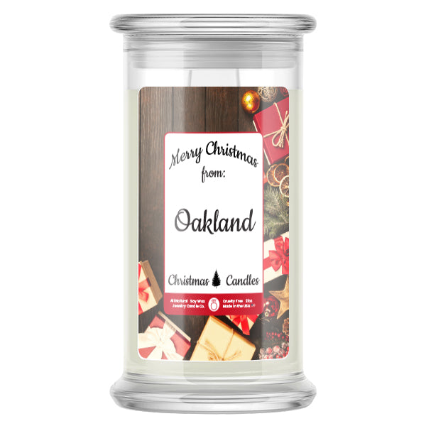 Merry Christmas From OAKLAND Candles