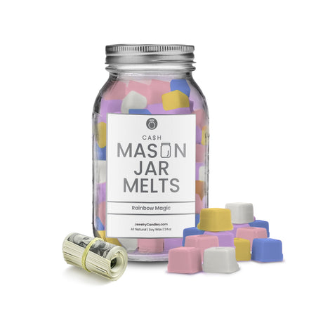 Rainbows Magic | Mason Jar Cash Wax Melts