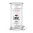 happiness is the smell of fresh bread jewelry funny candle