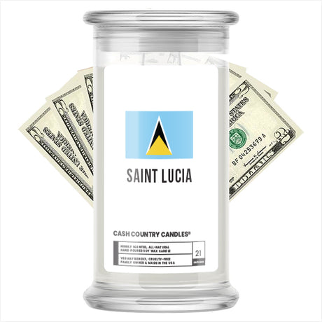 saint lucia cash candle