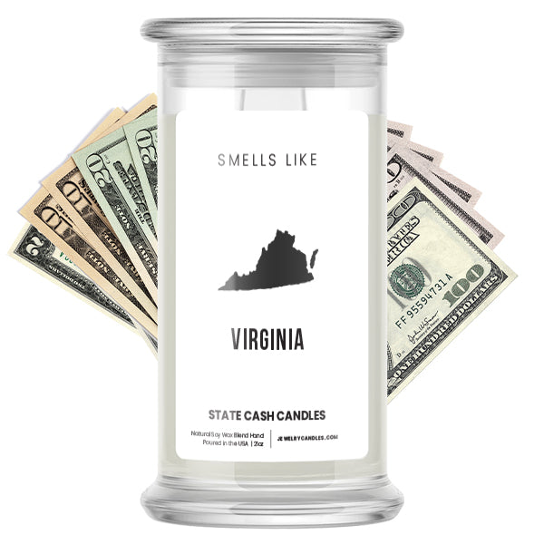Smells Like Virginia State Cash Candles