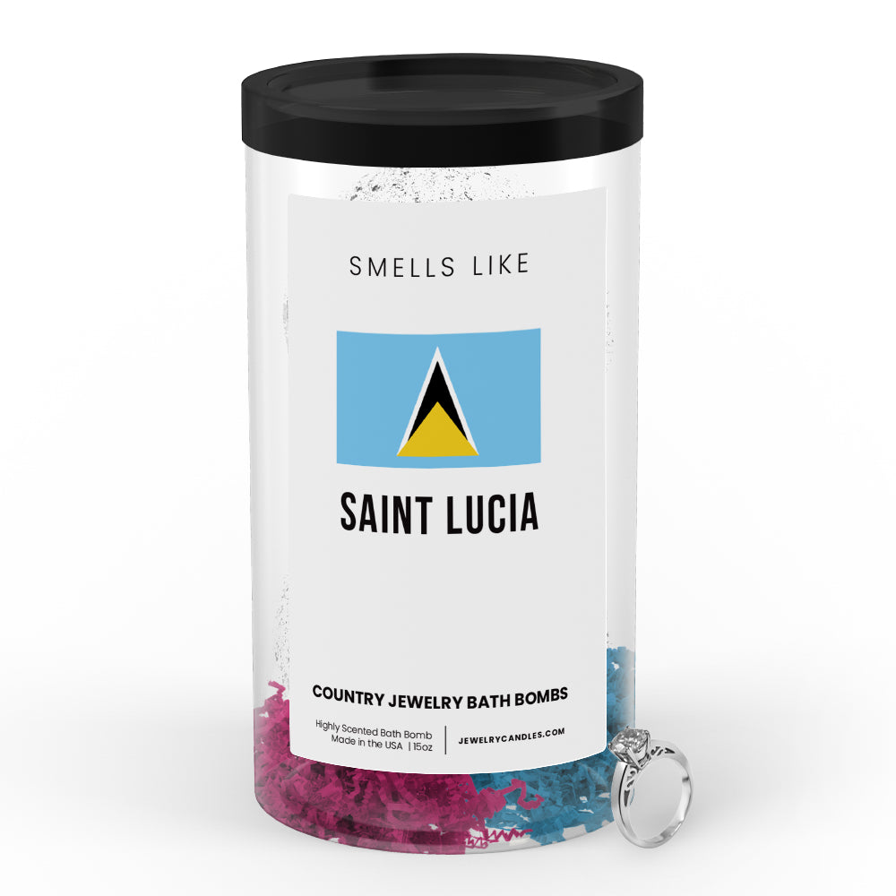 Smells Like Saint Lucia Country Jewelry Bath Bombs
