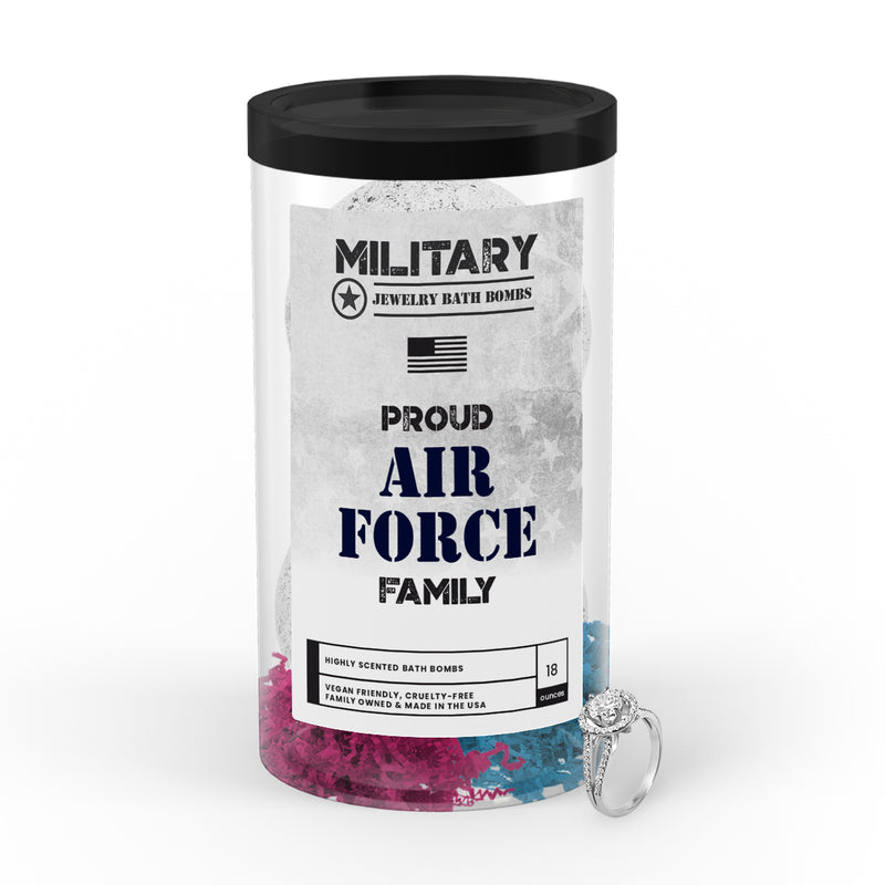 Proud AIR FORCE Family | Military Jewelry Bath Bombs