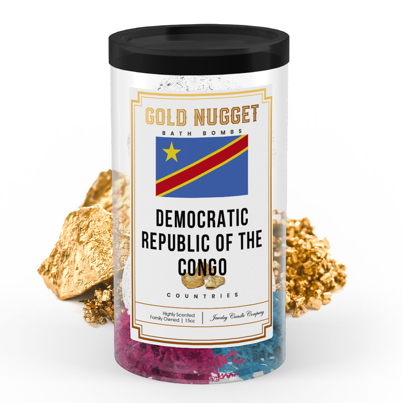 Democratic Republic Of The Congo Countries Gold Nugget Bath Bombs