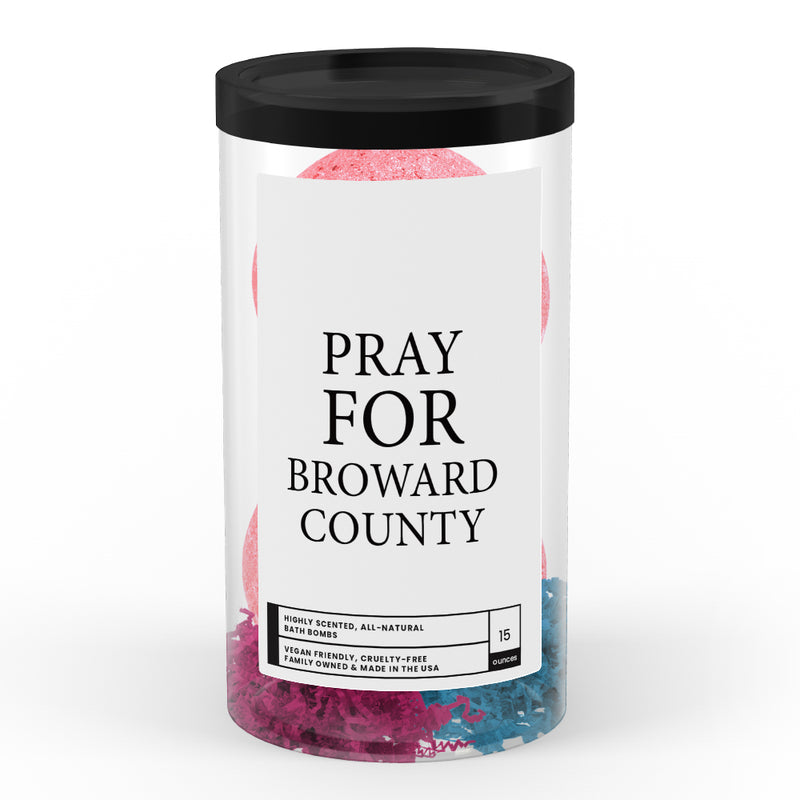 Pray For Broward County Bath Bomb Tube