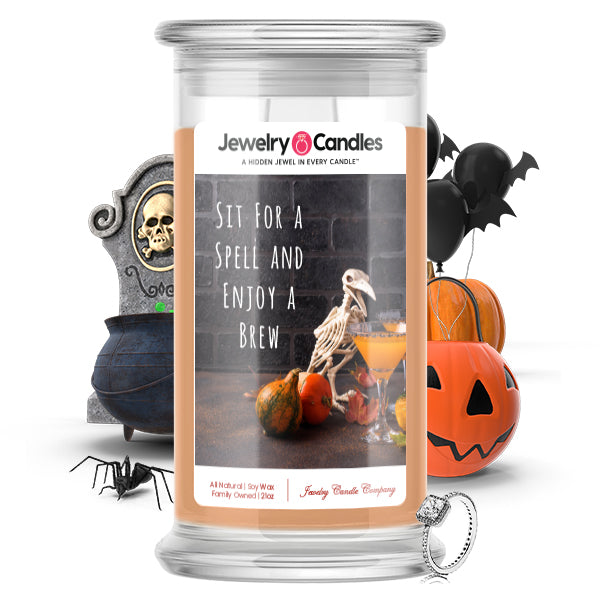 Sit for spell and enjoy a brew Jewelry Candle