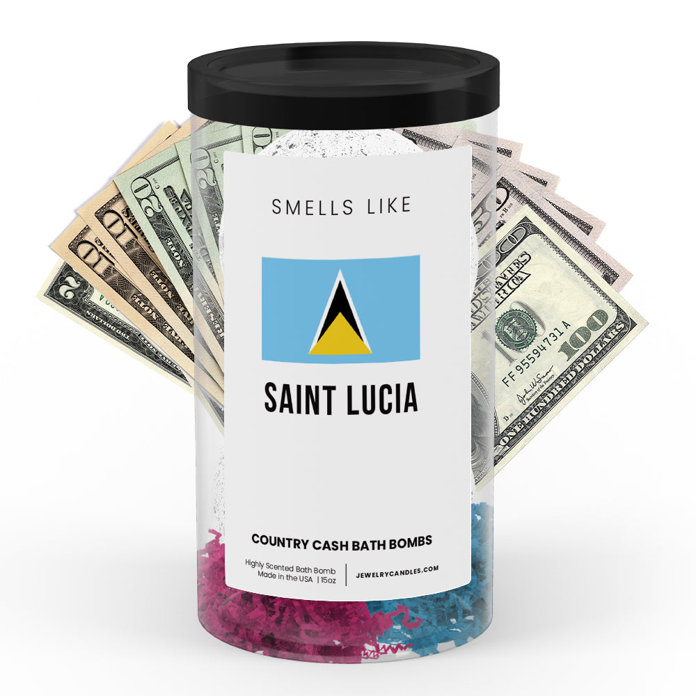Smells Like Saint Lucia Country Cash Bath Bombs