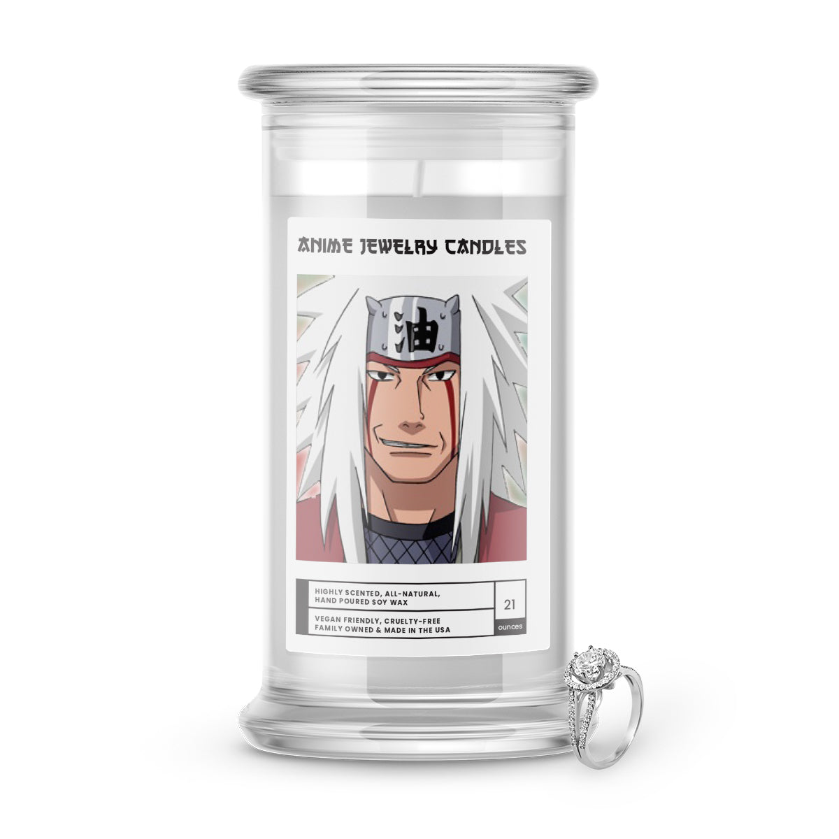 Jiraiya | Anime Jewelry Candles
