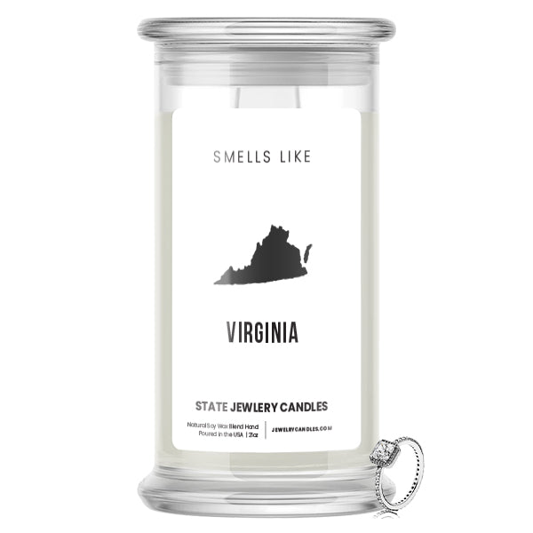 Smells Like Virginia State Jewelry Candles