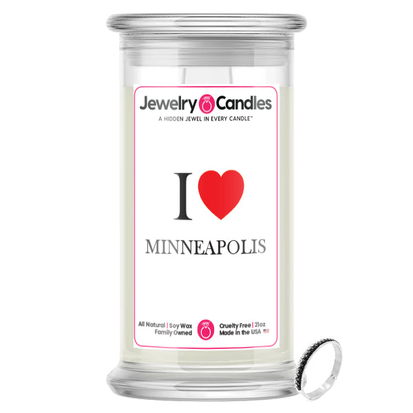 I Love MINNEAPOLIS Jewelry City Love Candles