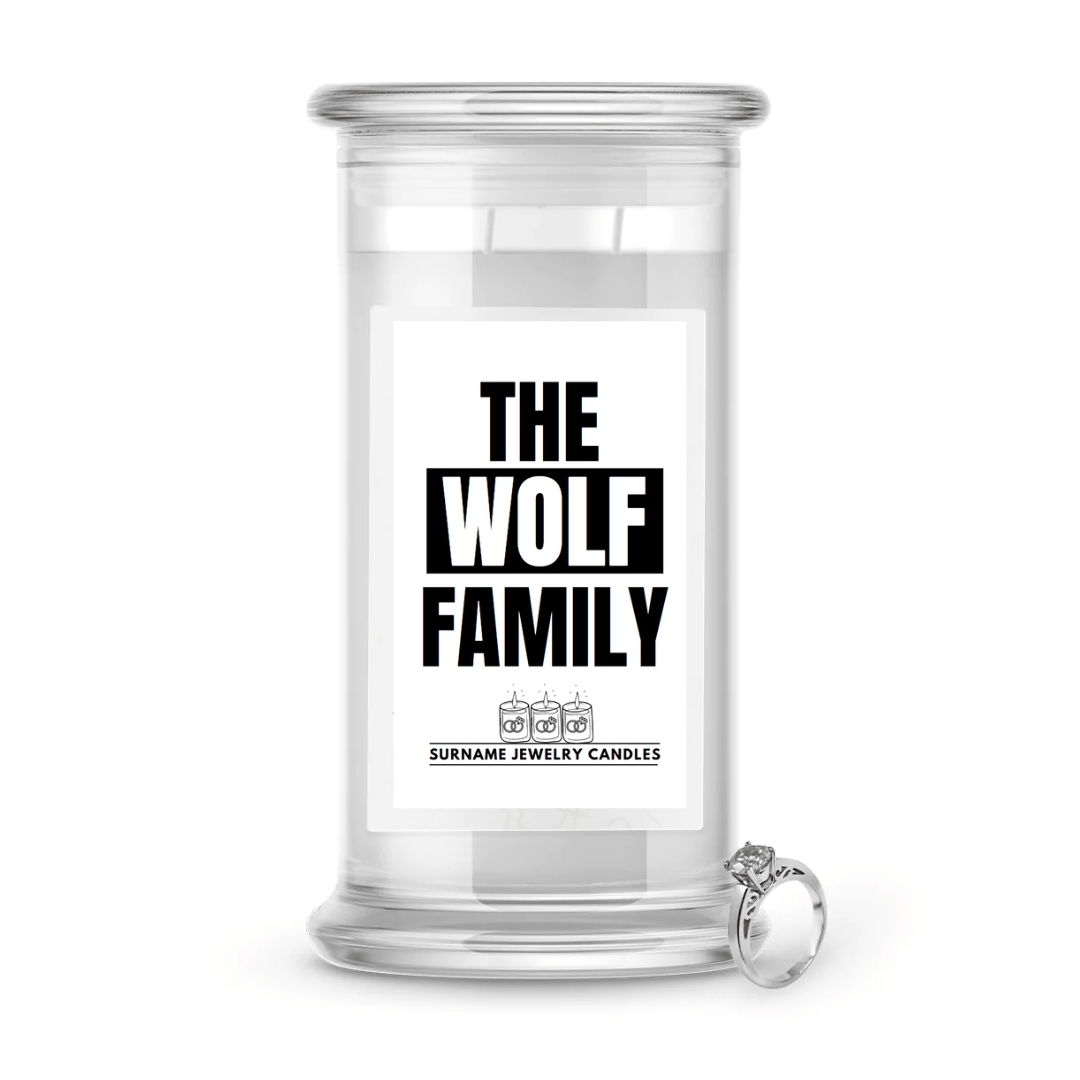 The Wolf Family | Surname Jewelry Candles