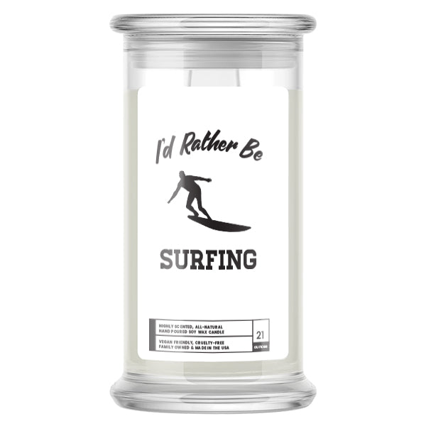 I'd rather be Surfing Candles