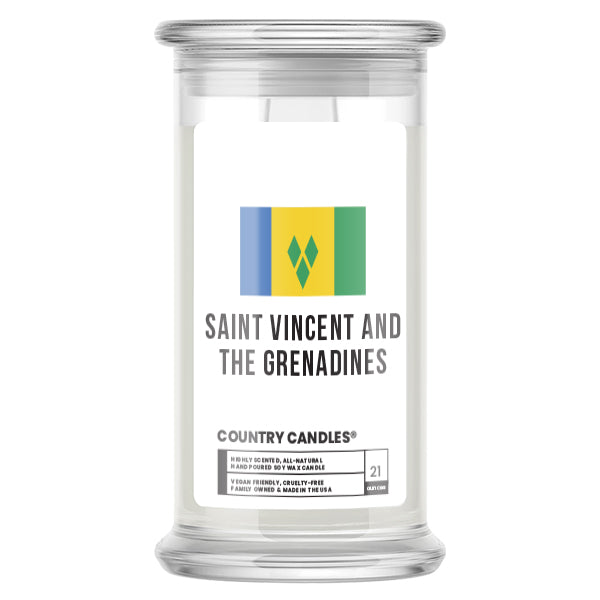 Saint Vincent and The Grenadines Country Candles