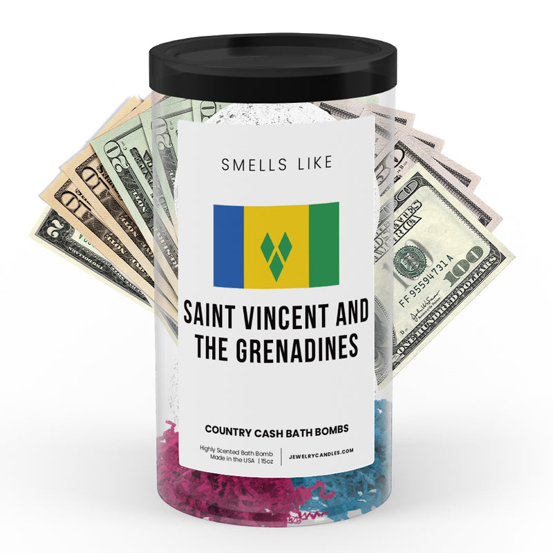 Smells Like Saint Vincent and The Grenadines Country Cash Bath Bombs