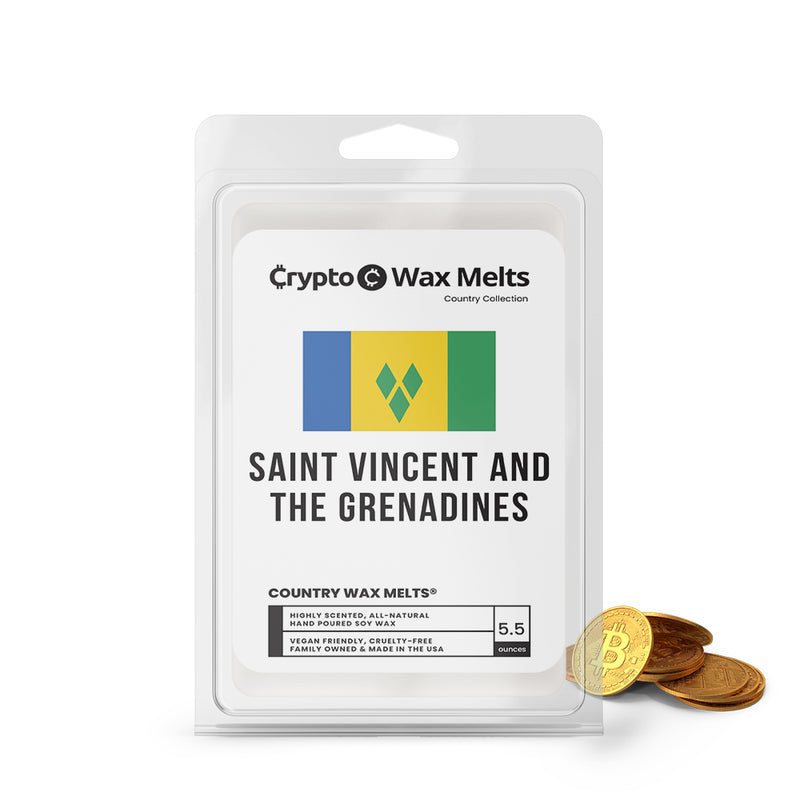 Saint Vincent and the Grenadines Country Crypto Wax Melts