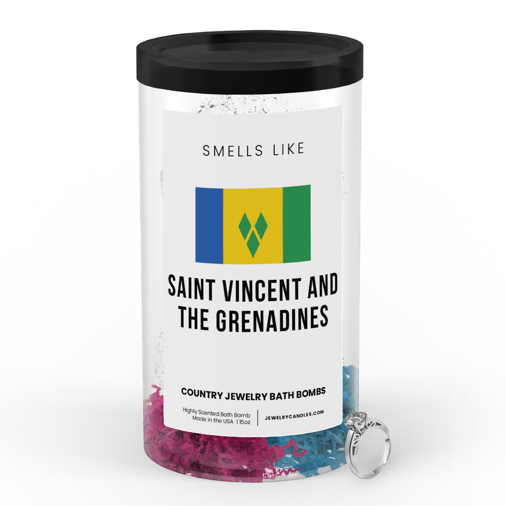 Smells Like Saint Vincent and The Grenadines Country Jewelry Bath Bombs