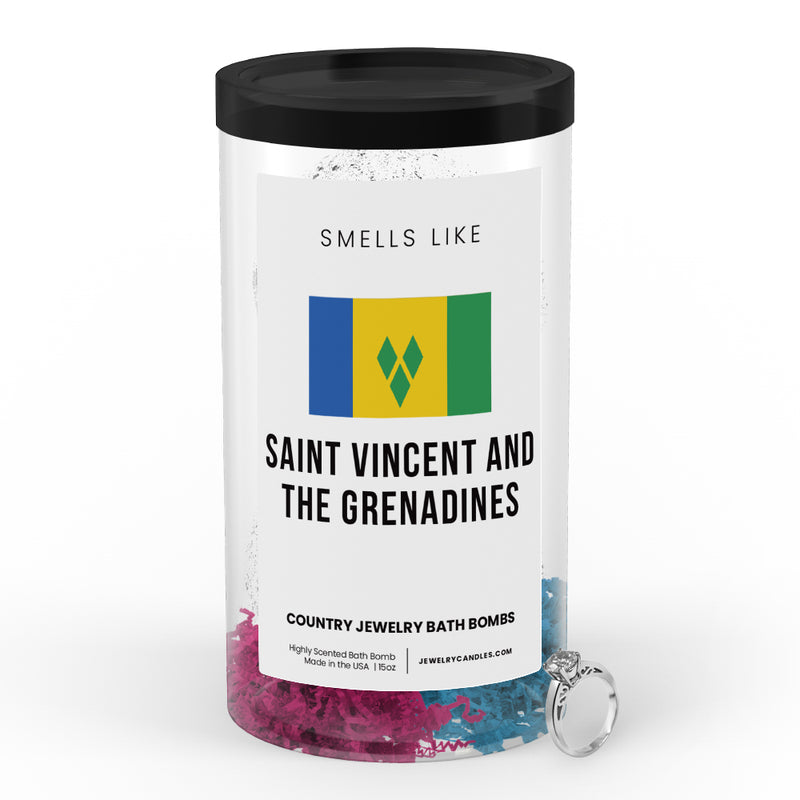 Smells Like Saint Vincent and The Grenadines Country Jewelry Bath Bombs