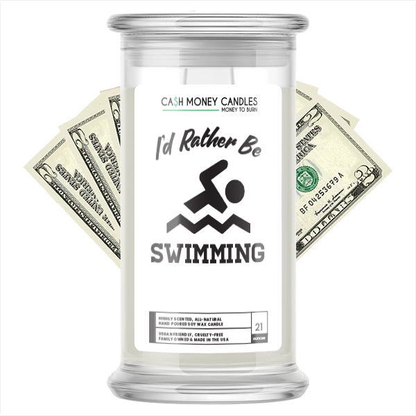 I'd rather be Swimming Cash Candles