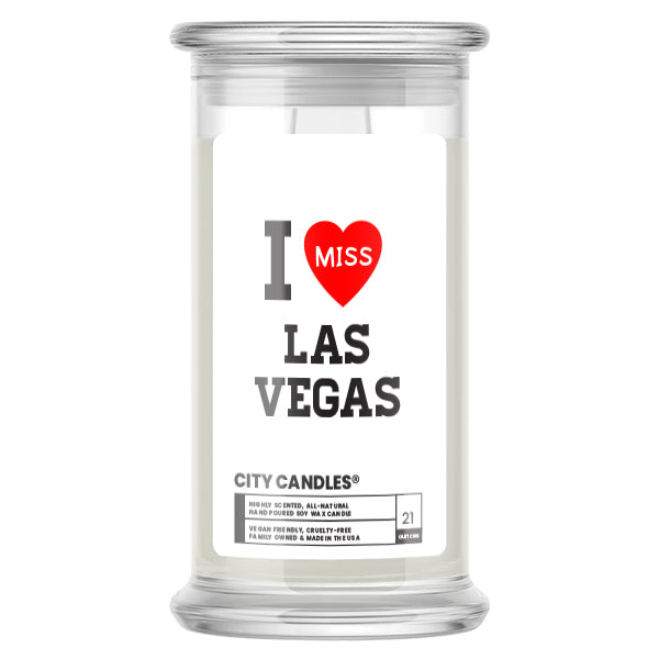 I miss Las Vegas City  Candles