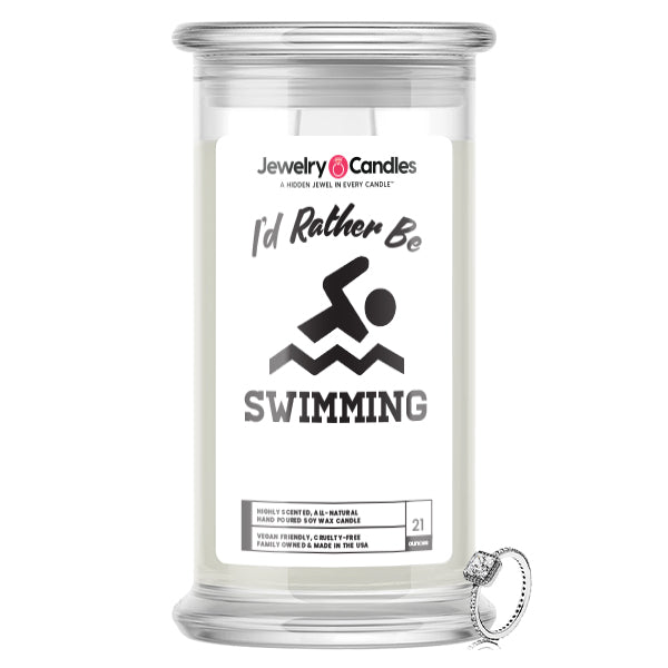 I'd rather be Swimming Jewelry Candles