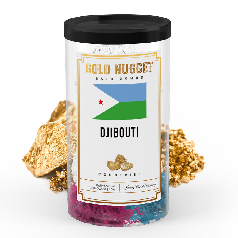 Djibouti Countries Gold Nugget Bath Bombs
