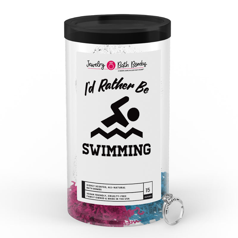 I'd rather be Swimming Jewelry Bath Bombs