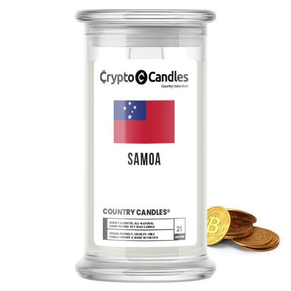 Samoa Country Crypto Candles