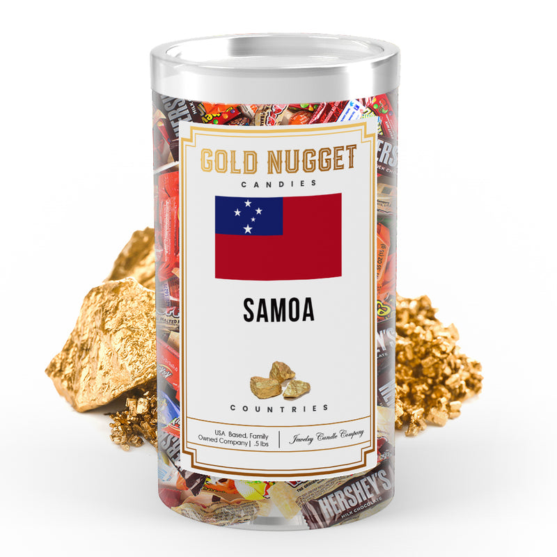 Samoa Countries Gold Nugget Candy