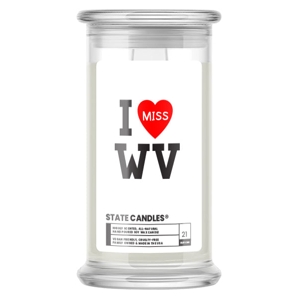 I miss WV State Candle