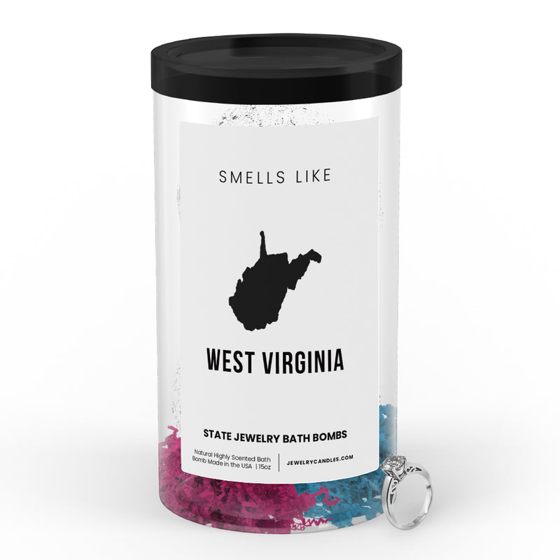 Smells Like West Virginia State Jewelry Bath Bombs