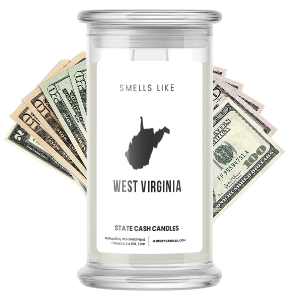 Smells Like West Virginia State Cash Candles