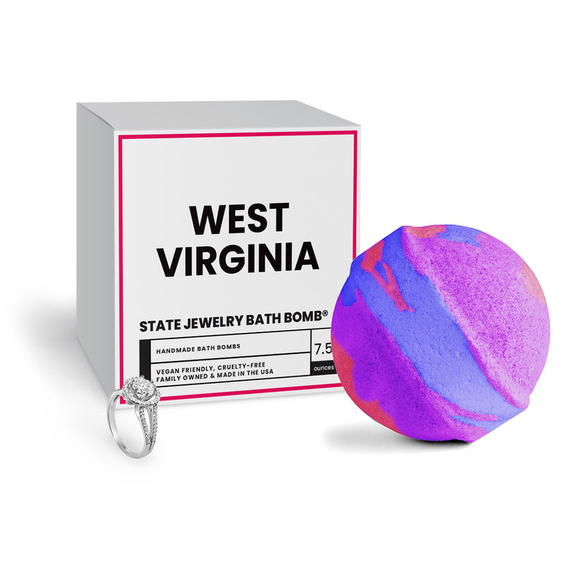 West Virginia State Jewelry Bath Bomb