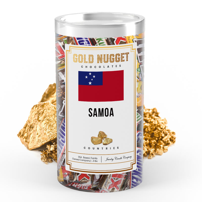 Samoa Countries Gold Nugget Chocolates