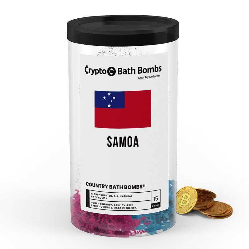 Samoa Country Crypto Bath Bombs