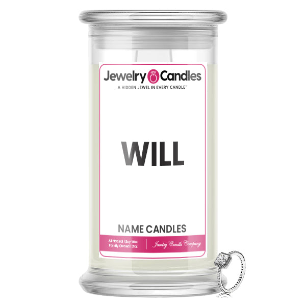 WILL Name Jewelry Candles