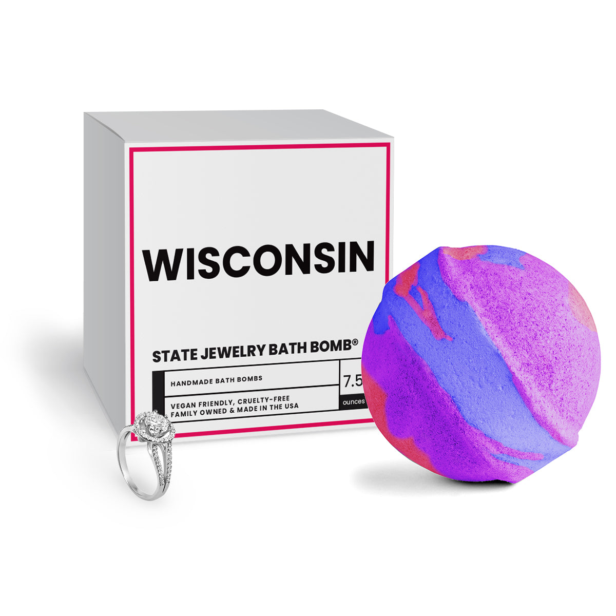 Wisconsin State Jewelry Bath Bomb