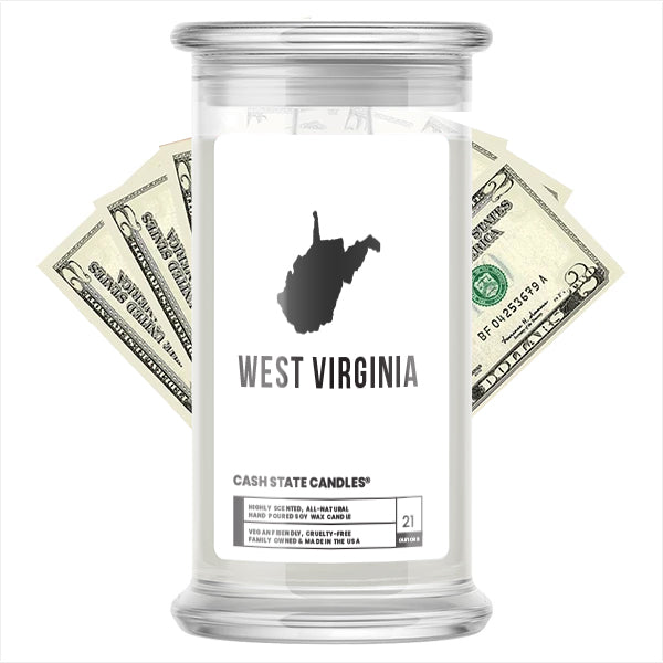 West Virginia Cash State Candles