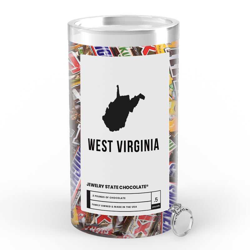 West Virginia Jewelry State Chocolate