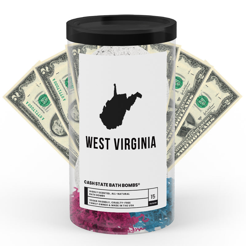 West Virginia Cash State Bath Bombs