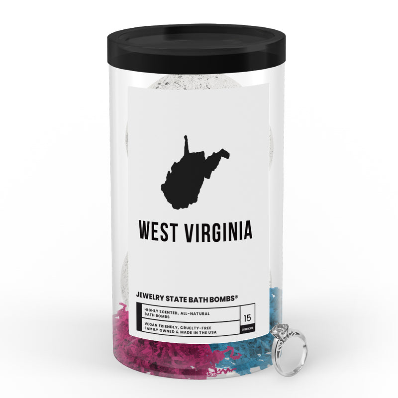 West Virginia Jewelry State Bath Bombs