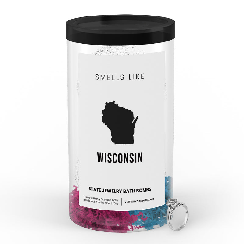 Smells Like Wisconsin State Jewelry Bath Bombs