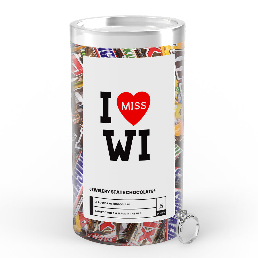 I miss WI Jewelry State Chocolate