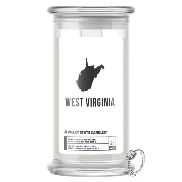 West Virginia Jewelry State Candles
