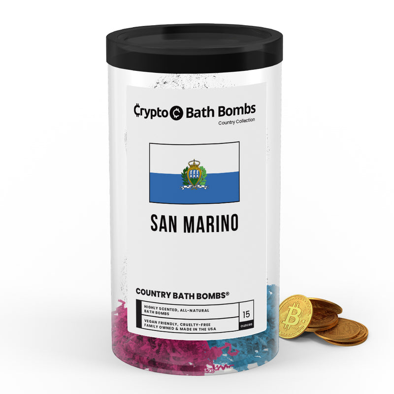 San Marino Country Crypto Bath Bombs