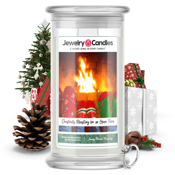 Chestnuts Roasting On An Open Fire Jewelry Candle
