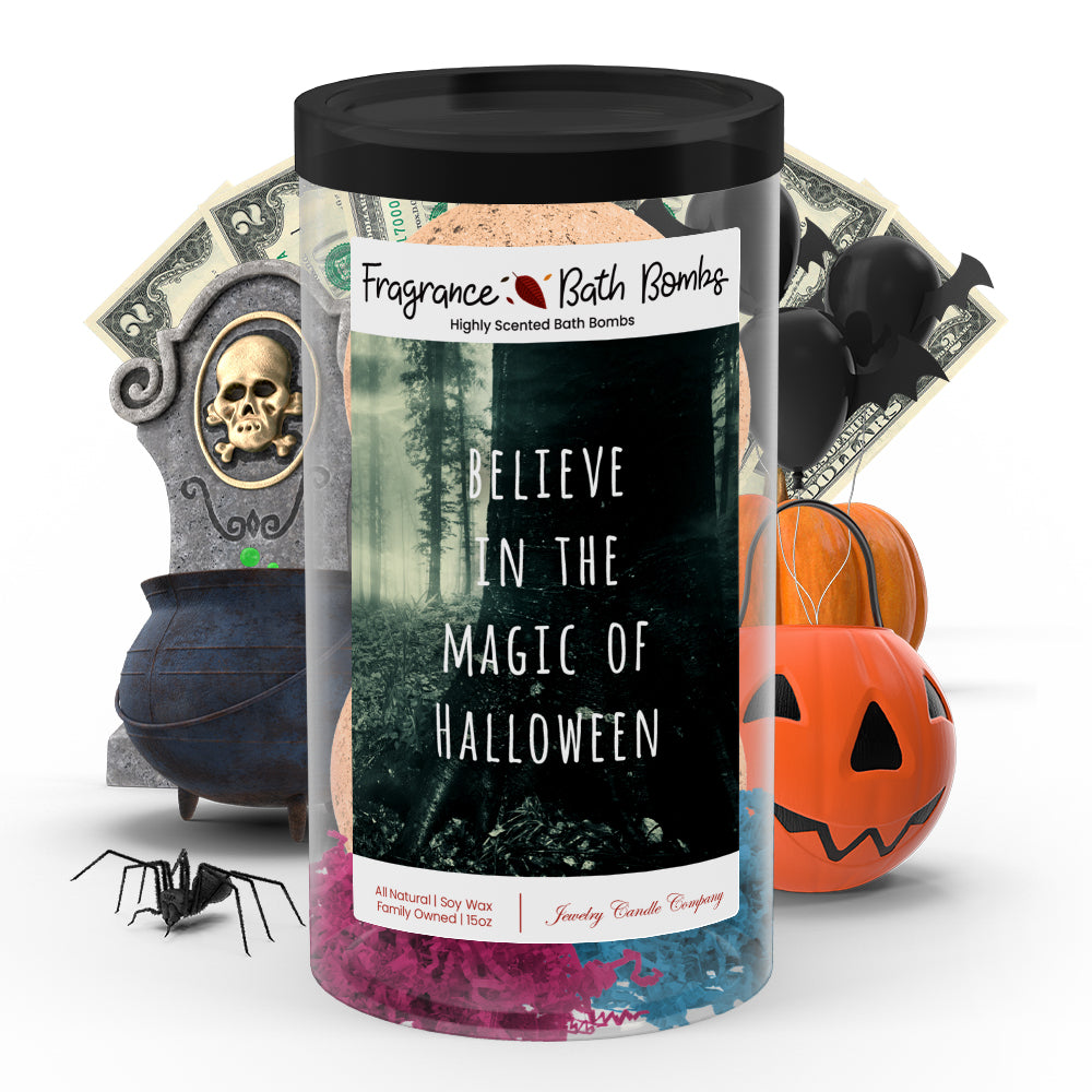 Believe in the magic of halloween Fragrance Bath Bombs