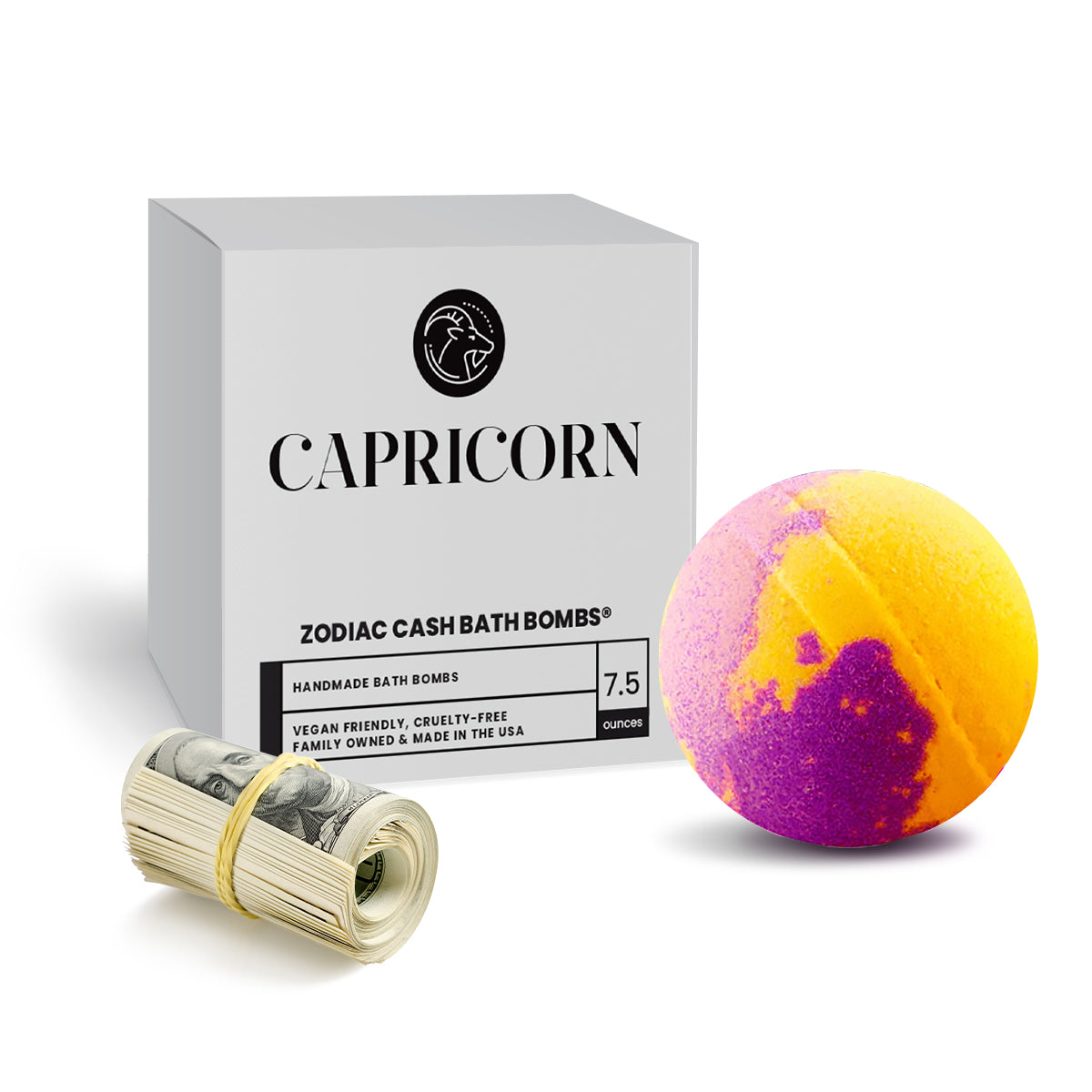 Capricorn Zodiac Cash Bath Bomb
