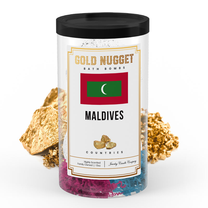 Maldives Countries Gold Nugget Bath Bombs