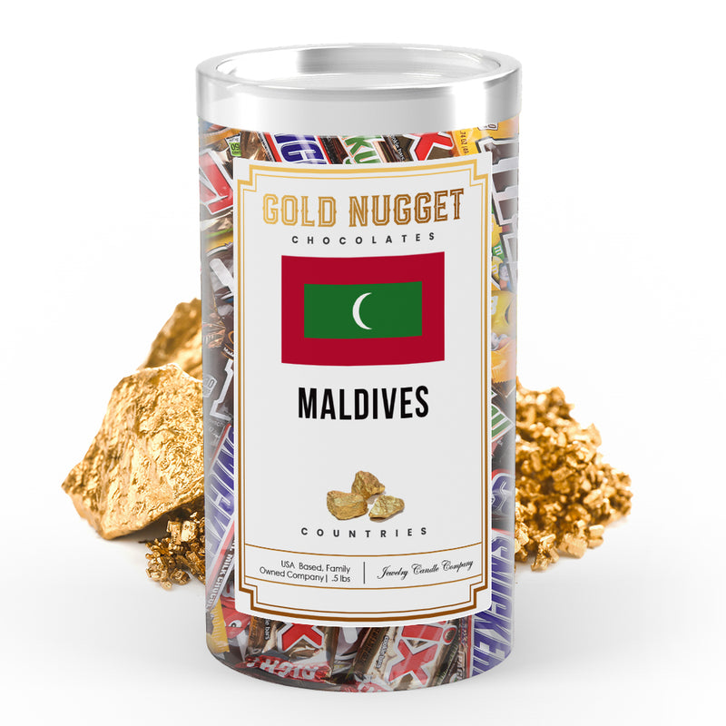 Maldives Countries Gold Nugget Chocolates
