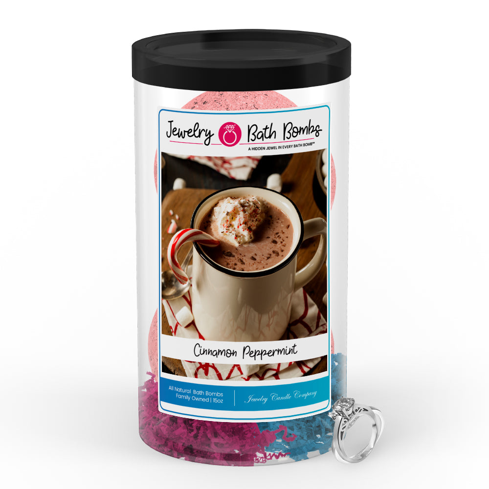 Cinnamon Peppermint Jewelry Bath Bombs